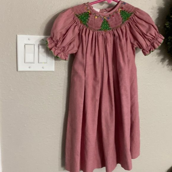 Silly Goose Christmas Smocked Dress - Picture 1 of 1